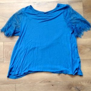 Women's L LOFT Blue Blouse